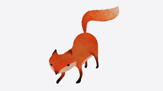 Fox illustration by Hertfordshire-based illustrator Emily Charlotte.