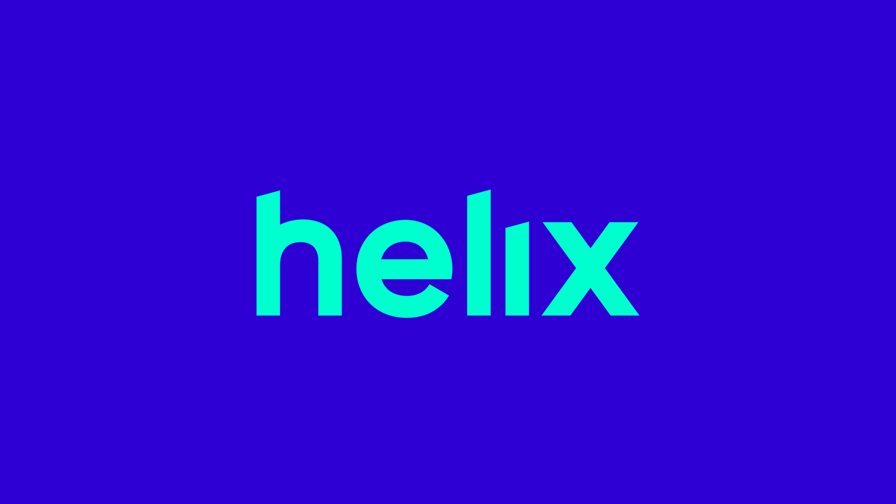 Helix brand identity design.