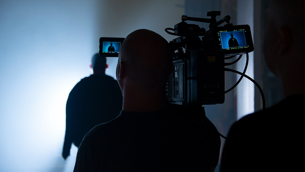 Cinematographer Steve French and director Dean Mohr behind the scenes with the Arri Amira.