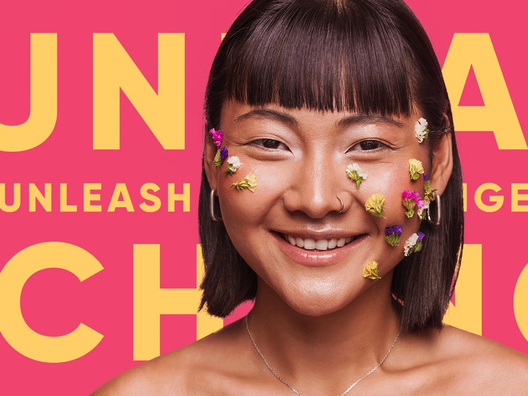 Brand Identity Design Featuring A Young Happy Woman.