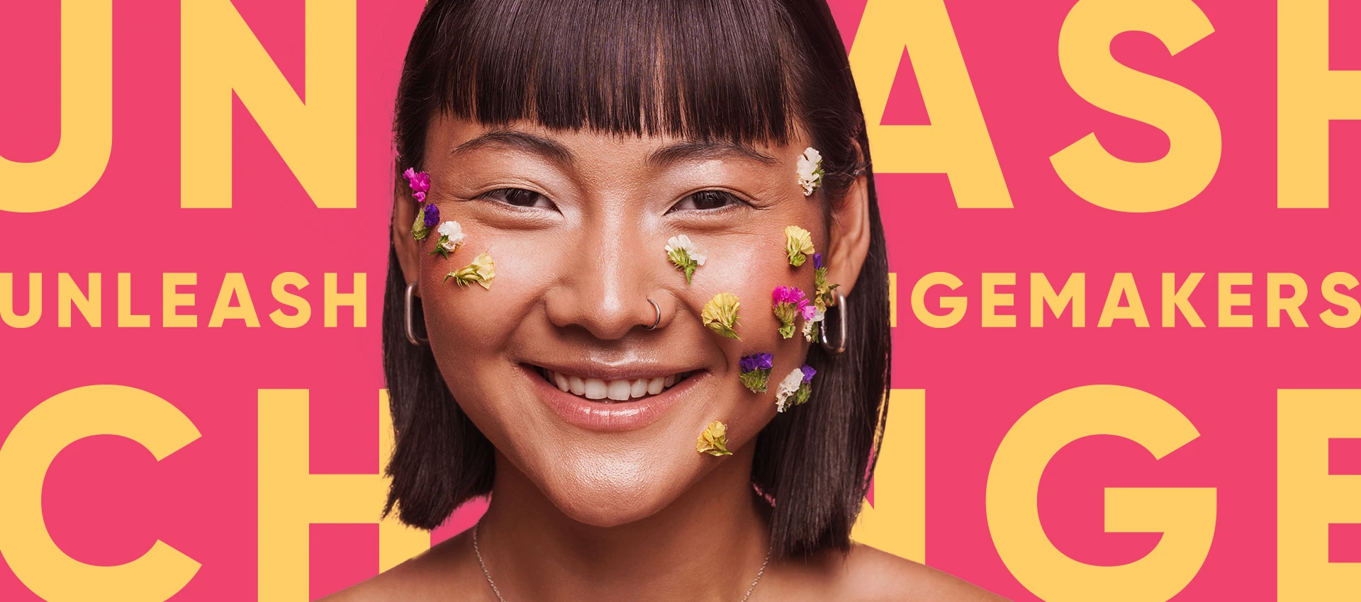 Brand Identity Design Featuring A Young Happy Woman.