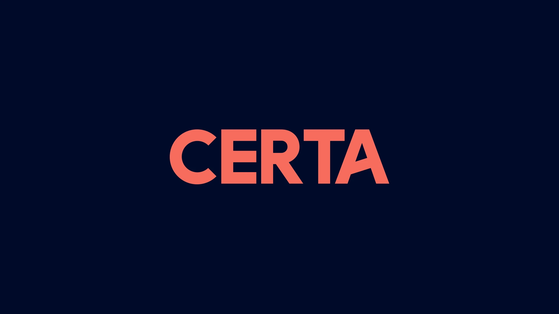 Certa Brand Identity Design Primary.