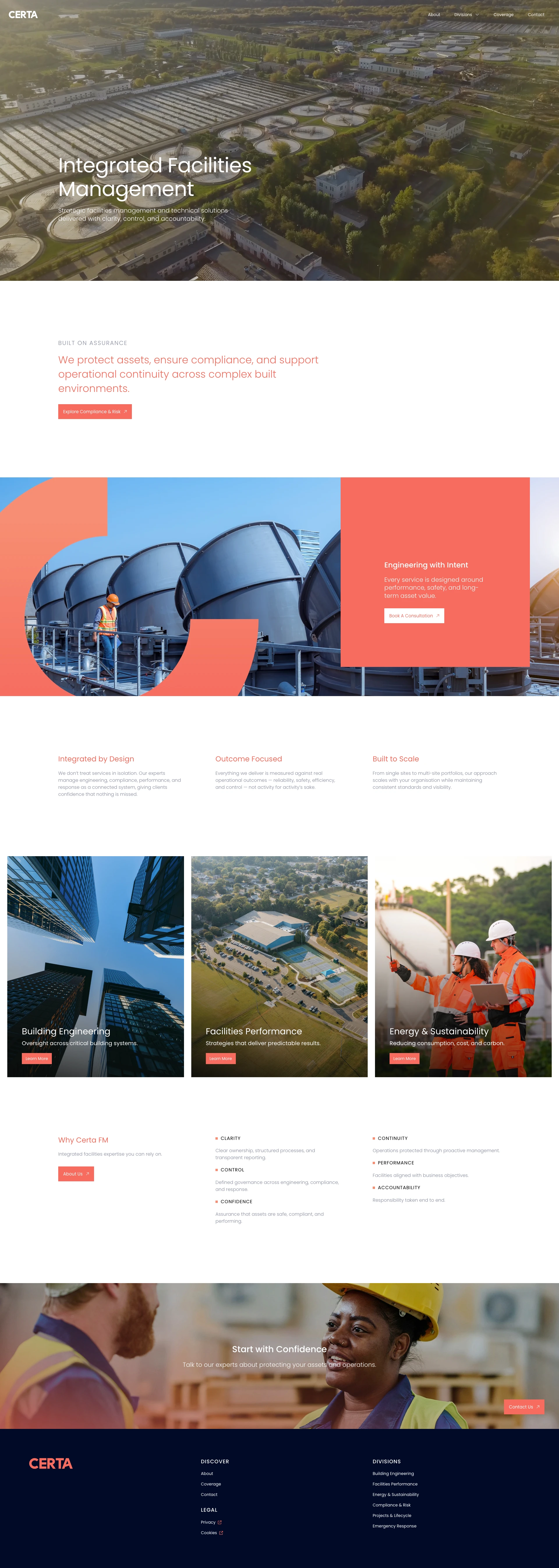 Website Home Page Design Featuring A Full Screen Video.