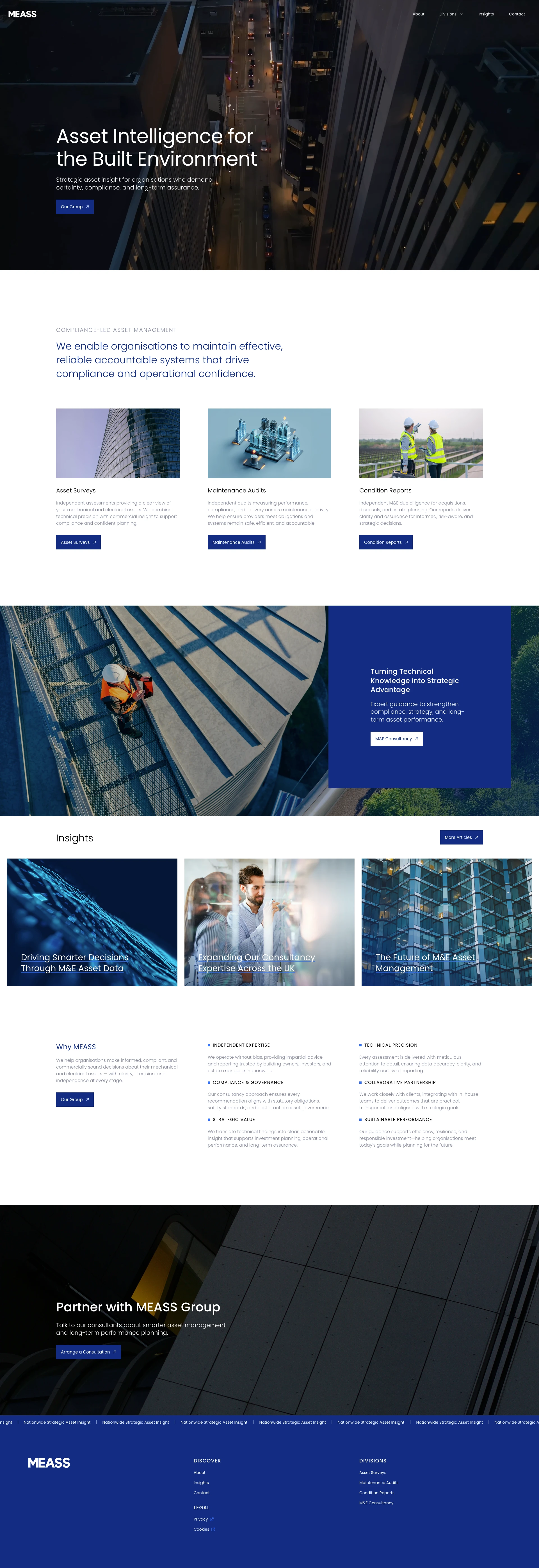 Website Design For MEASS Group.