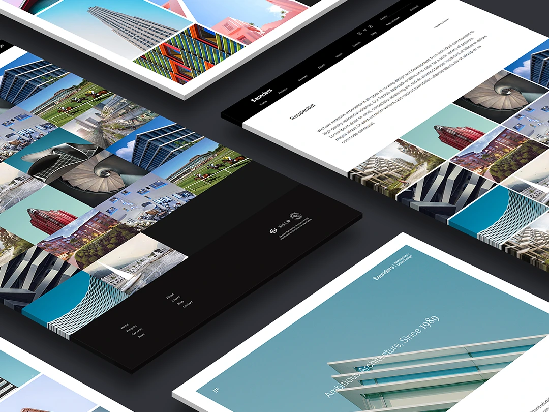 Hertfordshire Architect Web Design Concepts.