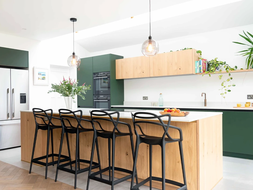 An Interior Designer Kitchen In A Modern Home.